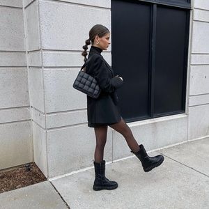 Call it spring Roxyne Chunky mid-calf combat boots - Lug sole